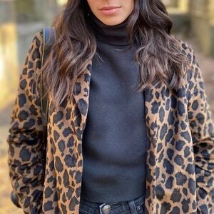 Leopard Print Coat